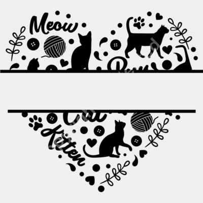 cat heart split Thumbnail