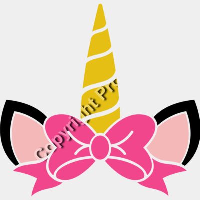 Unicorn monogram Thumbnail