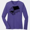 Ladies Long Sleeve Core Cotton Tee Thumbnail