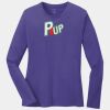 Ladies Long Sleeve Core Cotton Tee Thumbnail