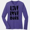 Ladies Long Sleeve Core Cotton Tee Thumbnail