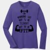 Ladies Long Sleeve Core Cotton Tee Thumbnail
