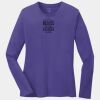 Ladies Long Sleeve Core Cotton Tee Thumbnail