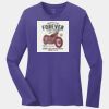 Ladies Long Sleeve Core Cotton Tee Thumbnail